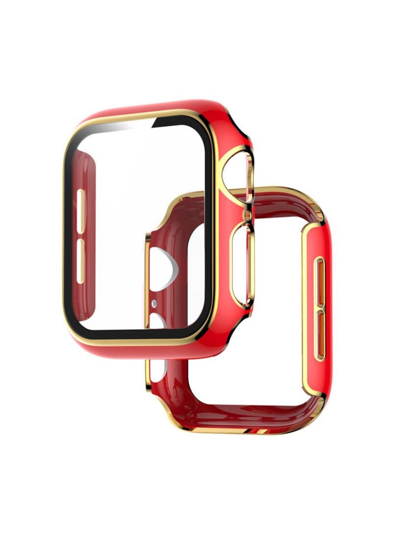 Y&D 2Piece Suitable For AppleWatch 44mm universal Watch Tempered Film Integrated Protective Case - Image 1