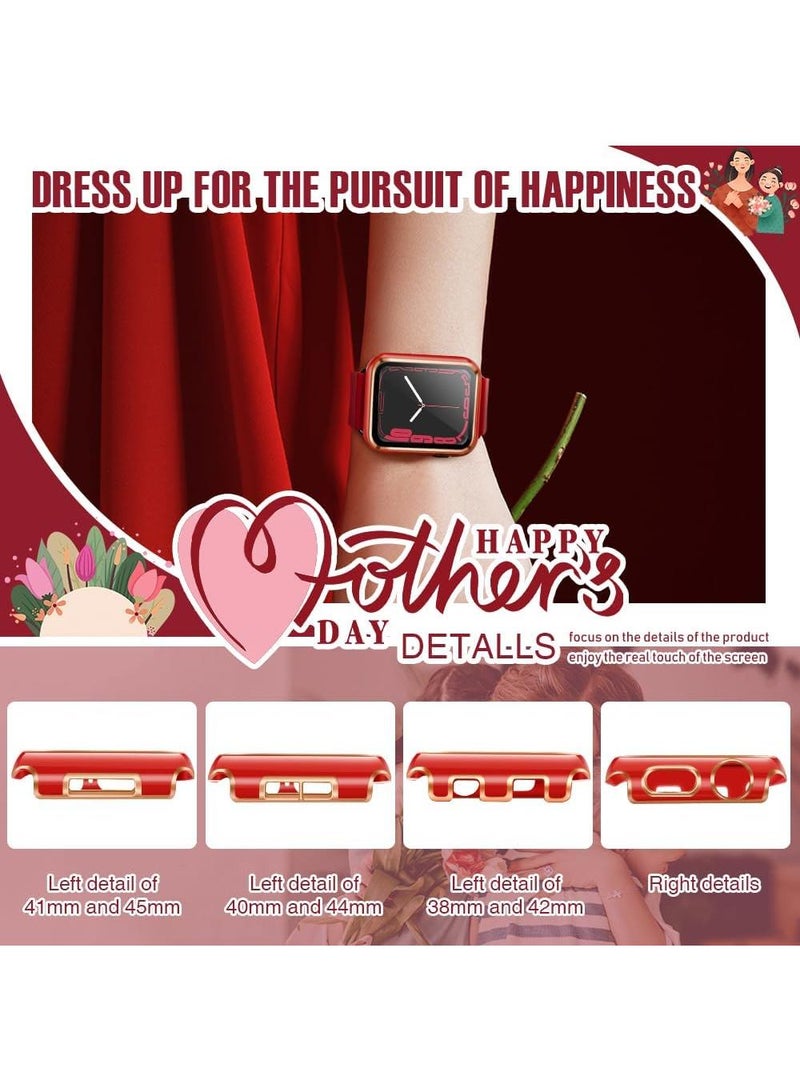 Y&D 2Piece Suitable For AppleWatch 44mm universal Watch Tempered Film Integrated Protective Case - Image 4