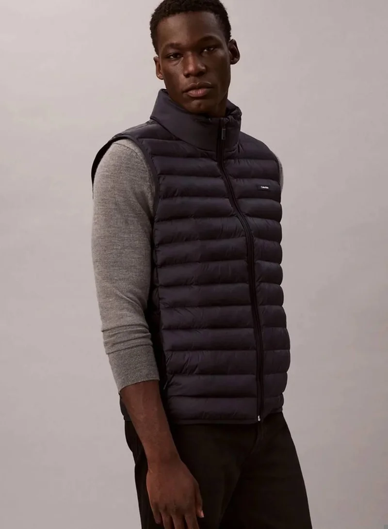 Calvin Klein Dark Sapphire Nylon Puffer Vest for Men | Best Price UAE