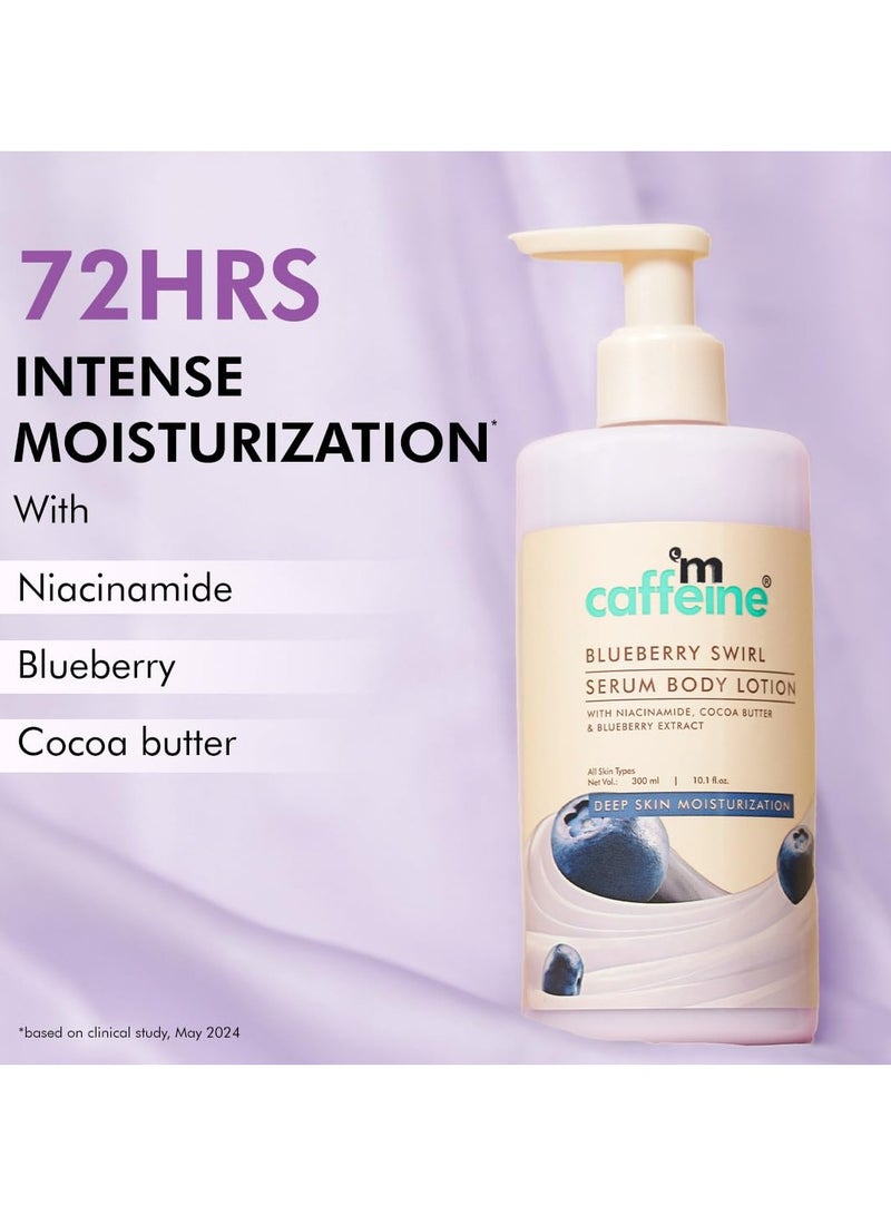 إم كافيين غسول الجسم بلوبيري سويرم سيروم سيروم للنساء والرجال | مرطب خفيف الوزن وغير دهني وغير لزج | غسول الجسم للشتاء | ناعم وناعم - 300 مل - Image 3