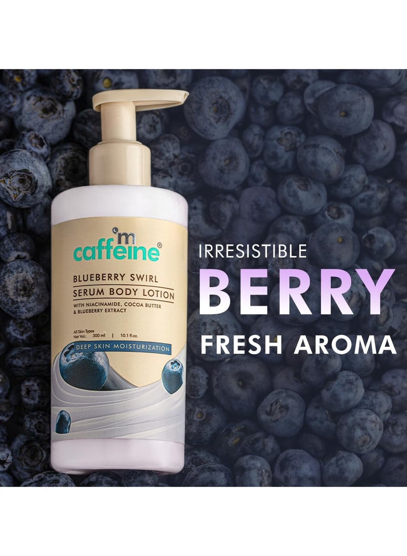 إم كافيين غسول الجسم بلوبيري سويرم سيروم سيروم للنساء والرجال | مرطب خفيف الوزن وغير دهني وغير لزج | غسول الجسم للشتاء | ناعم وناعم - 300 مل - Image 5