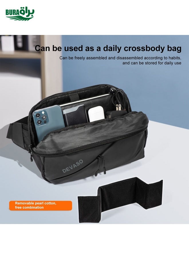 BURAQ STARTRC Portable Shoulder Waterproof Drone Bag For DJI OM6 / Mini 3 / Mini 3 Pro / Mini 2(Black)  - Image 4