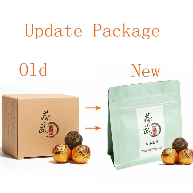 ChaWuWarmSun-[B] White Tea Dragon Ball,27pcs/4.5oz/Box,FuJian,China BaiCha - Image 2