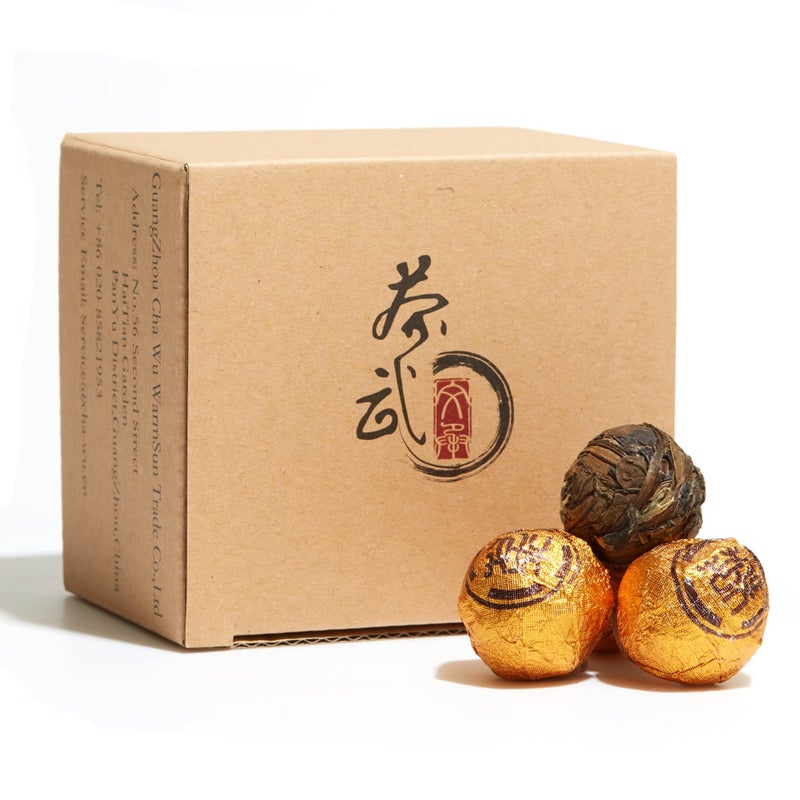 ChaWuWarmSun-[B] White Tea Dragon Ball,27pcs/4.5oz/Box,FuJian,China BaiCha - Image 1