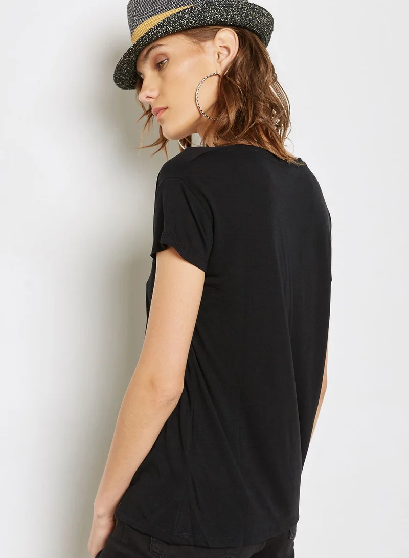 Jacqueline de Yong Slogan T-Shirt