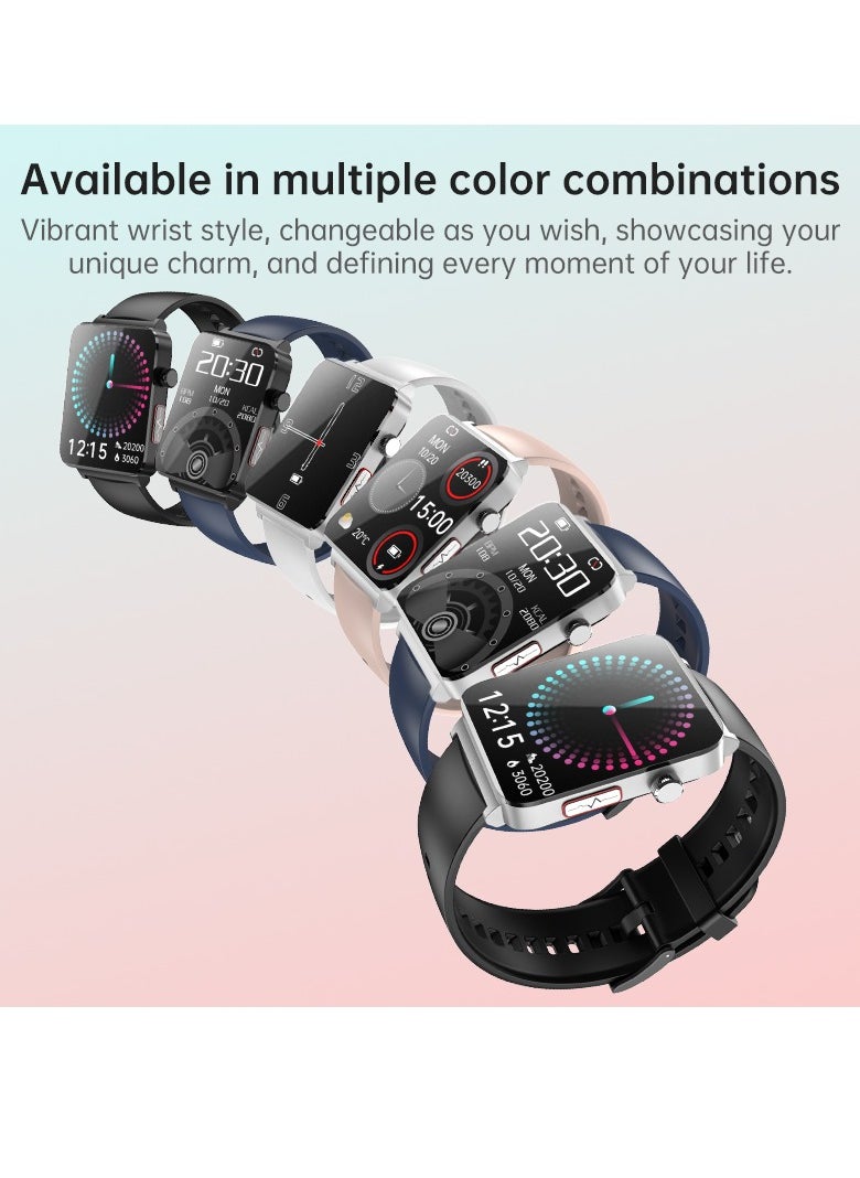 EVEREEN - KS03PRO Smartwatch 1.96 Inch Colour Touch Screen Bluetooth Call ECG HRV Remote Care Android 8.0 Apple 11 250mAh Bluetooth 5.3 - Image 1