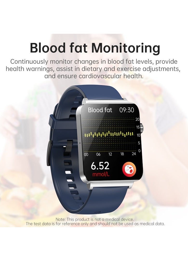 EVEREEN - KS03PRO Smartwatch 1.96 Inch Colour Touch Screen Bluetooth Call ECG HRV Remote Care Android 8.0 Apple 11 250mAh Bluetooth 5.3 - Image 1