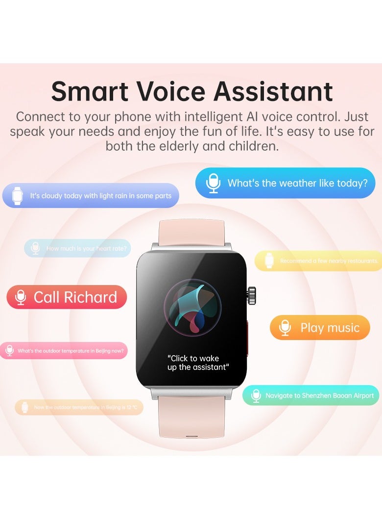 EVEREEN - KS03PRO Smartwatch 1.96 Inch Colour Touch Screen Bluetooth Call ECG HRV Remote Care Android 8.0 Apple 11 250mAh Bluetooth 5.3 - Image 1