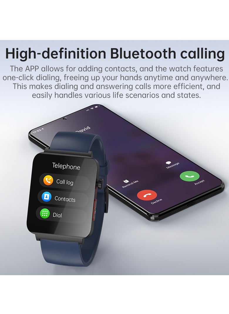 EVEREEN - KS03PRO Smartwatch 1.96 Inch Colour Touch Screen Bluetooth Call ECG HRV Remote Care Android 8.0 Apple 11 250mAh Bluetooth 5.3 - Image 1