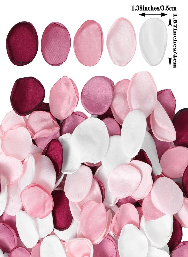ElevateTech 200Pcs Silk Rose Petals Artificial Flower Petals Wedding Decorations for Ceremony Aisle Reception Table Centerpieces Decor Bridal Shower Proposal Anniversary Decorations - Image 2