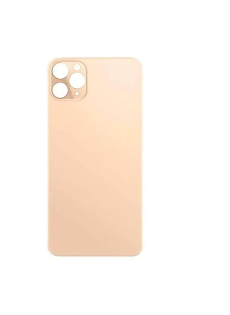 Generic - Replacement Back Glass iphone 11 pro max gold - Image 1