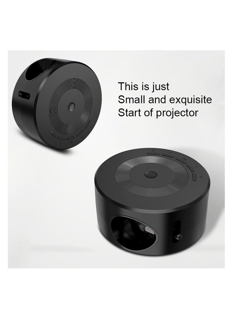 Mini Projector HY-300 Pro Mini Projector, 4K 1080P HD Portable Home Theatre for Outdoor Activities and Office Learning, Compact Design, Compatible with Android and iPhone, Direct Connect, with Remote Control - Image 4