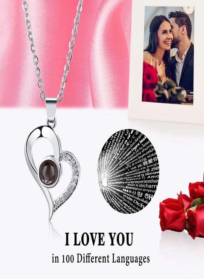 K KYMAKE Rose Bear Birthday Gifts for Women,Flower Bear Rose with I Love You Necklace 100 Languages,Anniversary Christmas,Gifts for Grandmother Girlfriend gifts,Valentines Gifts for Her (Pink) - Image 5