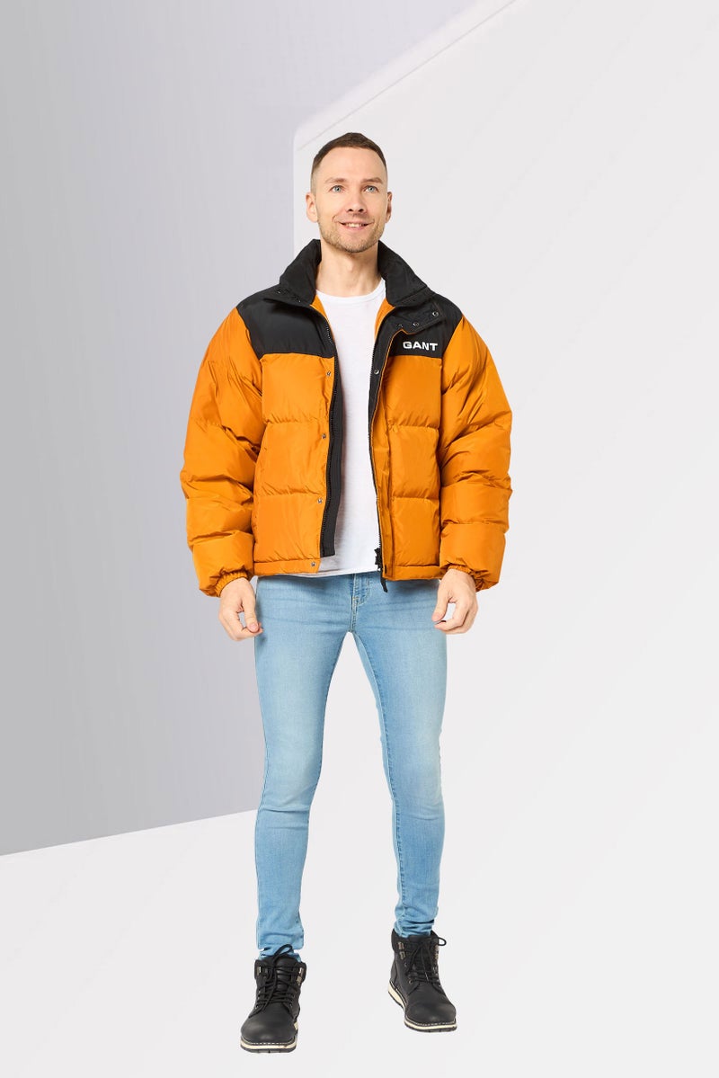 GANT Men Brand Logo Puffer Jacket, Multicolor - Image 2