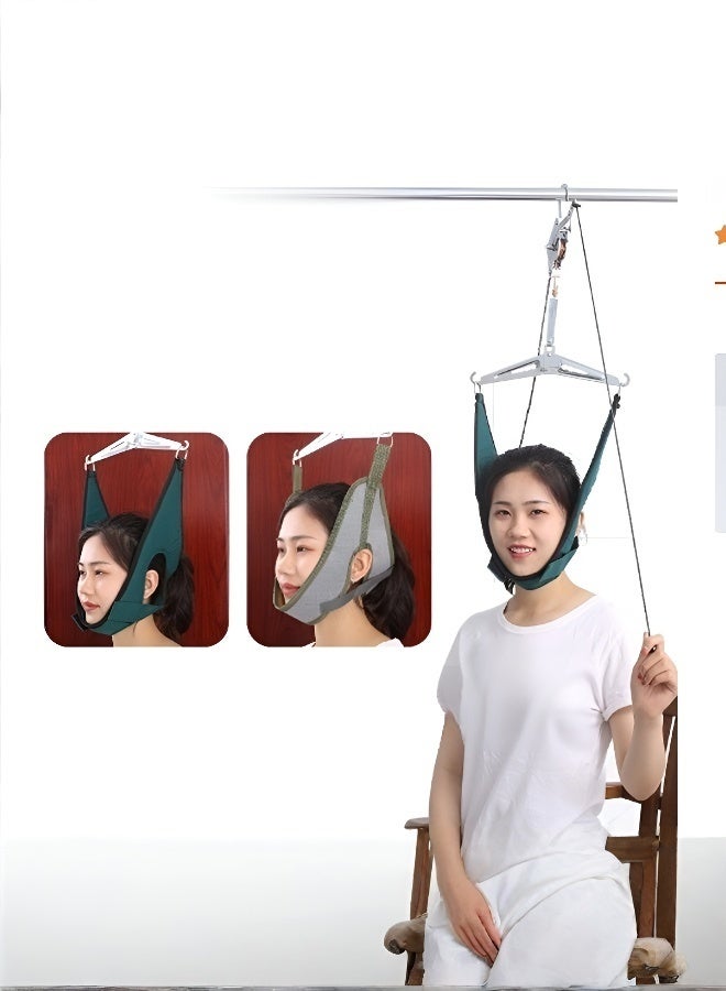 Generic Yonghui factory cervical traction device household stretching medical suspension vertebra neck treatment device neck pain correction frame  - Image 1