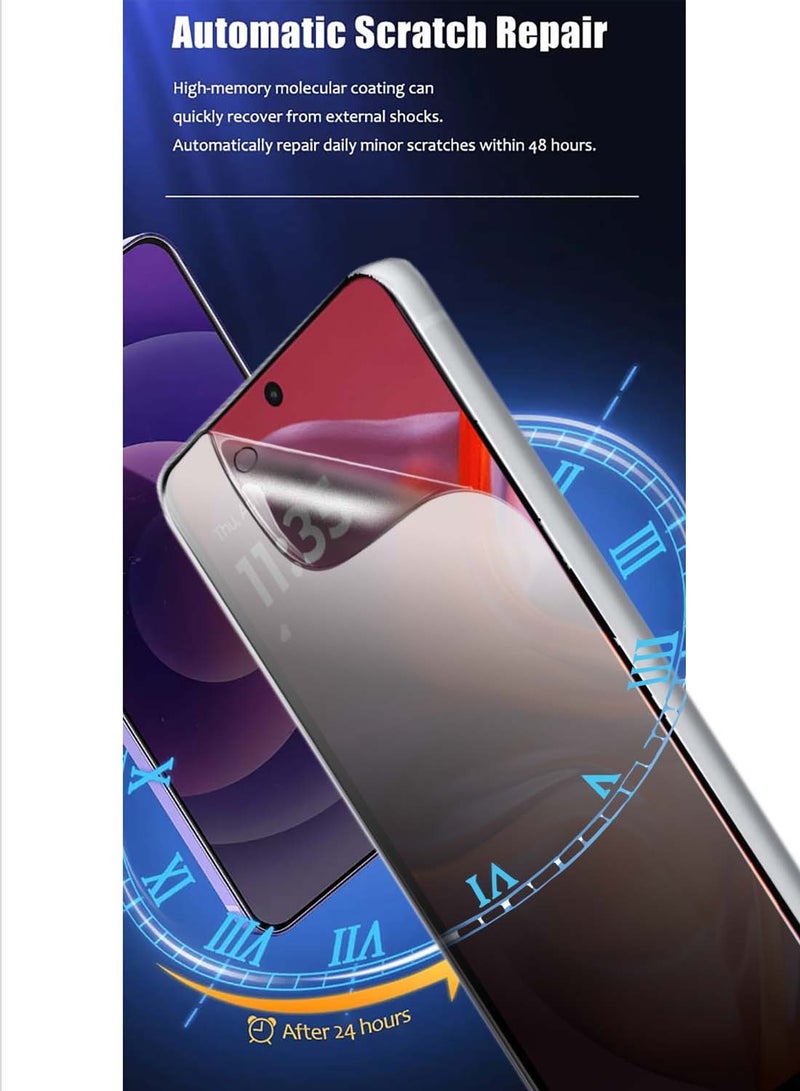 يسيدو موتورولا موتو جي 05 4 جي 2025 / موتورولا موتو جي 15 4 جي 2025 / موتورولا موتو جي 35 5 جي 2024 واقي شاشة هيدروجيل مضاد للتجسس / مضاد للخصوصية من يسيدو رفيع ومرن (MSHFMP) - شفاف - Image 4