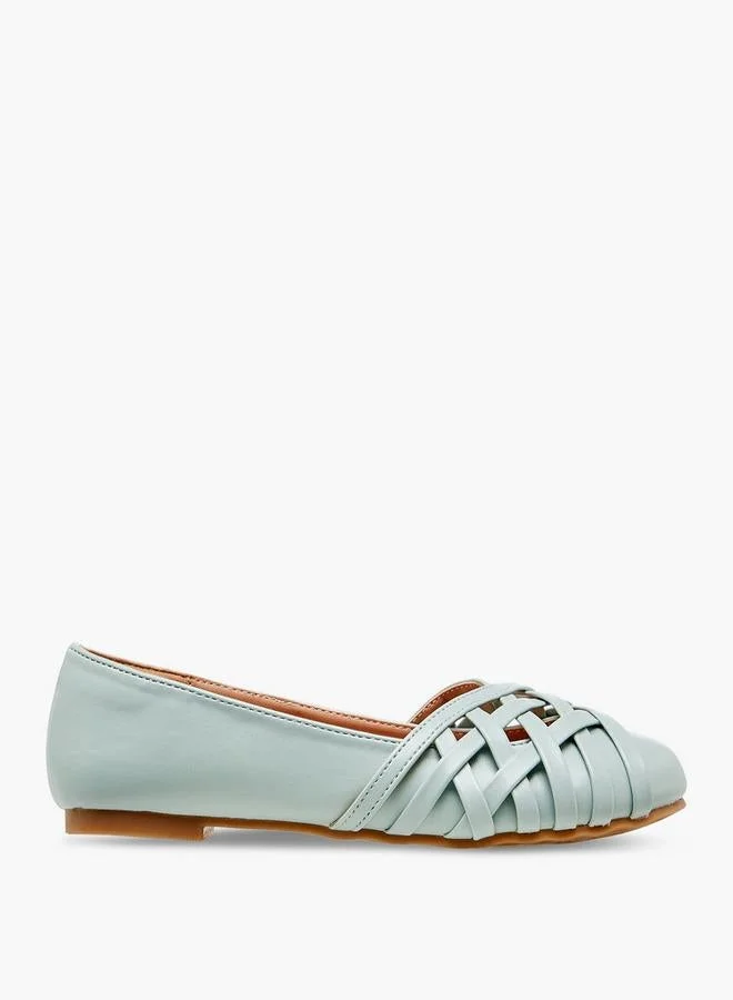 ليتل ميسي Criss-Cross Slip-On Ballerina Shoes