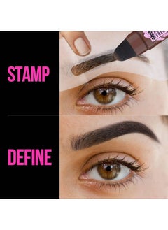 iMethod Eyebrow Stamp and Eyebrow Stencil Kit Eyebrow Stamping Kit for Perfect Eyebrow Makeup Eyebrow Pomade 20 Eye brow Shaping Kit Easy to Use LongLasting Brown  - Image 4