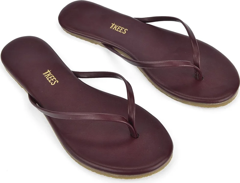 تيكيس , Women's Slippers 12136 TK2051 Claret Red