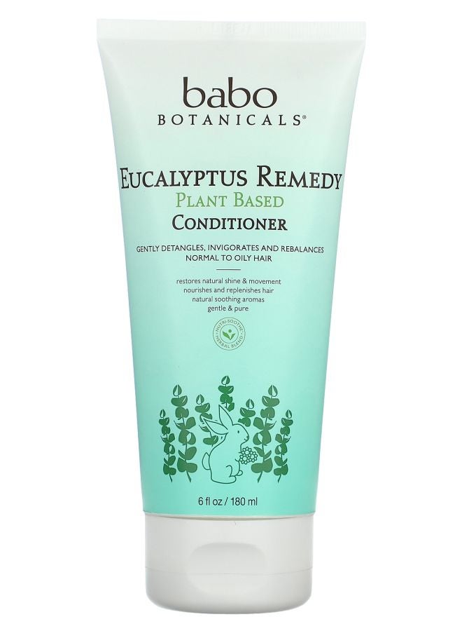 Eucalyptus Remedy Plant Based Conditioner Normal to Oily Hair 6 fl oz (180 ml)