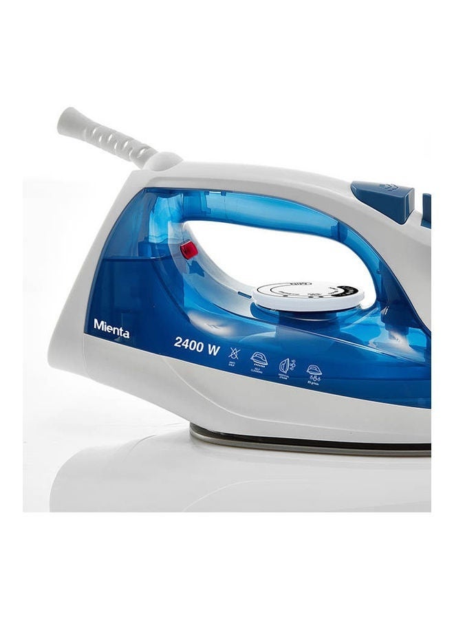 Mienta Iron Steam 250 ml 2400 W SI181109A Blue-White  - Image 1