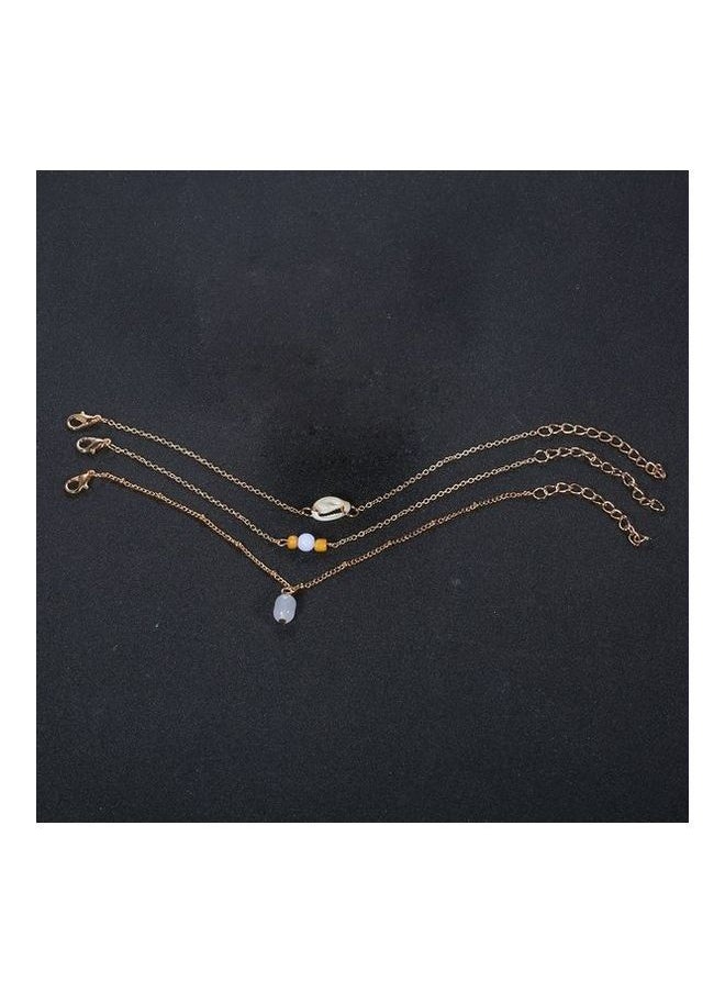 NIBEMINENT - 3-Piece Imitation Pearl Fashion Bracelets - Image 1