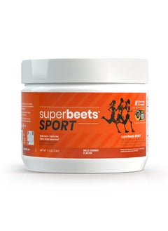 Humann humanN SuperBeets Sport Pre Workout Powder - NSF Certified for Sport - Caffeine Free Energy - Nitric Oxide Supplement - Creatine & Stimulant Free - Wild Cherry Flavor, 20 Servings  - Image 1