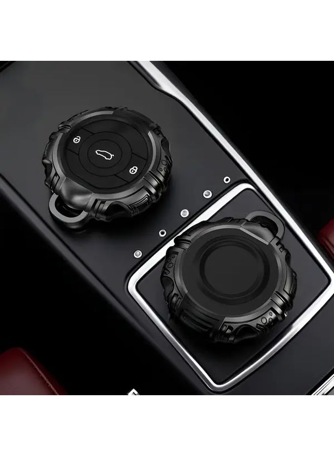 حامل مفتاح السيارة من النوع F بثلاثة أزرار لحافظة جهاز التحكم عن بعد لسيارة SMART Fortwo، ملحق للدخول بدون مفتاح - Image 4