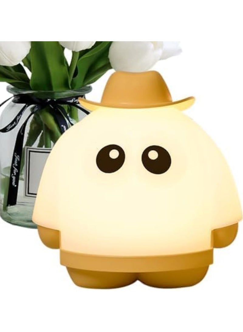 بيتا ضوء ليلي، مصباح LED على شكل شبح هالوين، قابل لإعادة الشحن عبر USB بسعة 1200 مللي أمبير، مصباح ليلي قابل للتعتيم بدرجة لا نهائية، مع خاصية الإطفاء التلقائي بعد 30 دقيقة، مثالي لديكور المنزل. - Image 1