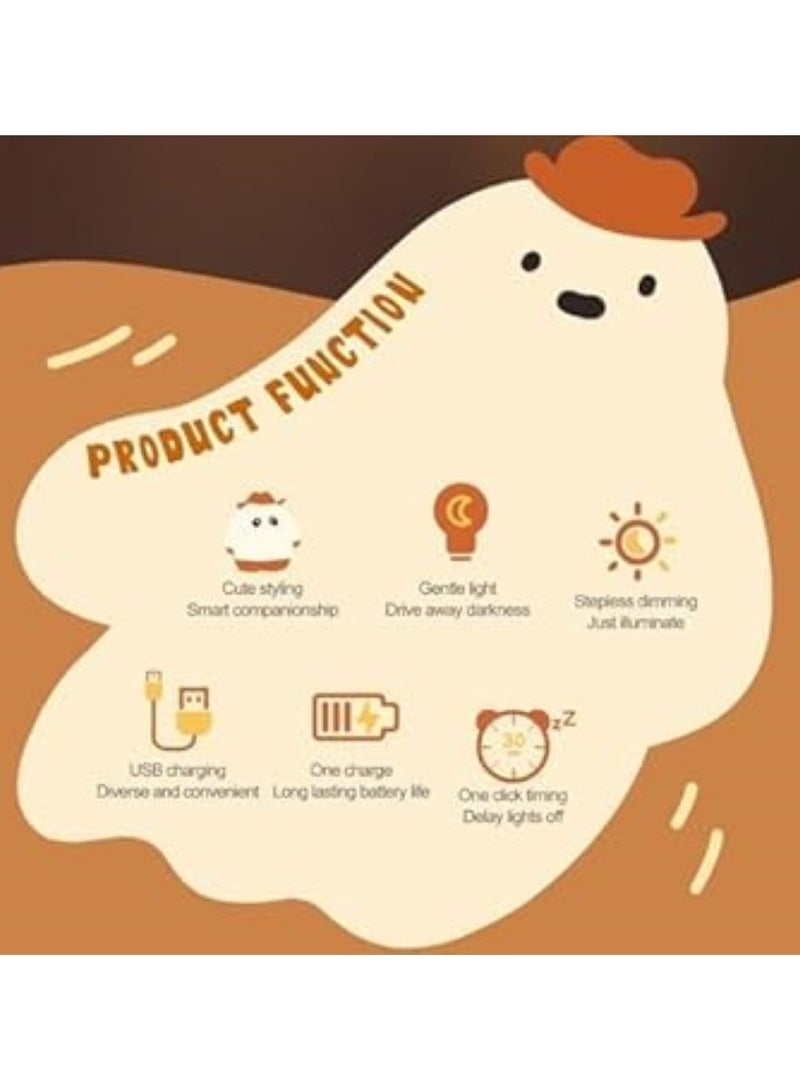 بيتا ضوء ليلي، مصباح LED على شكل شبح هالوين، قابل لإعادة الشحن عبر USB بسعة 1200 مللي أمبير، مصباح ليلي قابل للتعتيم بدرجة لا نهائية، مع خاصية الإطفاء التلقائي بعد 30 دقيقة، مثالي لديكور المنزل. - Image 4