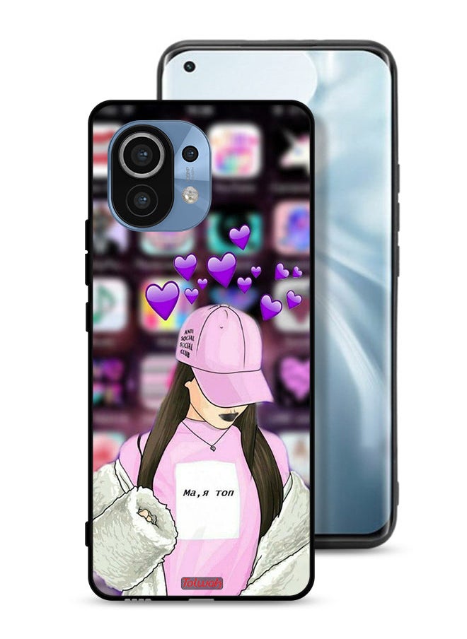 Tolwak - Xiaomi Mi 11 Protective Case Cover Anti Social Club - Image 1