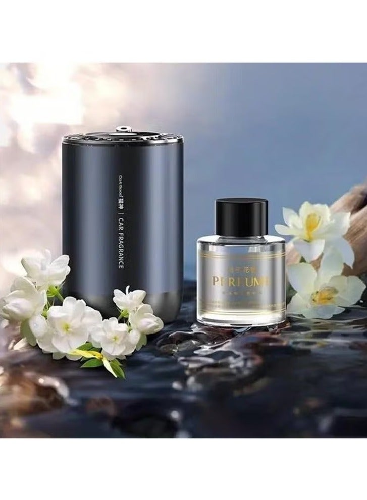 TIGER Smart Car Air Freshener 50ML Essential Oil Diffuser – Portable Auto Aroma Humidifier with Auto On/Off, USB Rechargeable Battery, Silent Operation – Car Interior Air Purifier for Aromatherapy, Office & Travel Use – Car Fragrance Mist Diffuser - Image 4