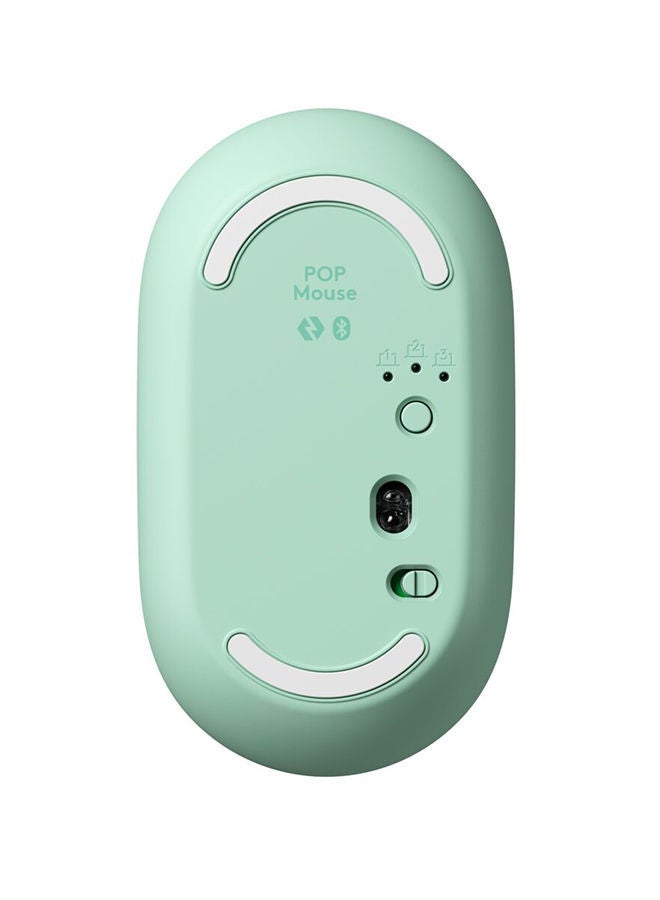 NIBEMINENT POP Mouse, Wireless Mouse With Customisable Emojis, SilentTouch Technology, Precision/Speed Scroll, Compact Design, Bluetooth, USB, Multi-Device, OS Compatible Mint  - Image 2
