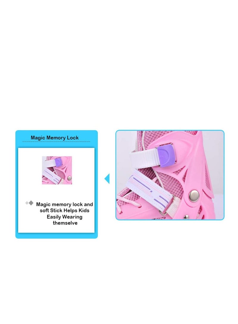 جي تي-ويل أحذية تزلج للأطفال مع 4 مقاسات قابلة للتعديل ، زلاجات دوارة للأطفال - Image 2