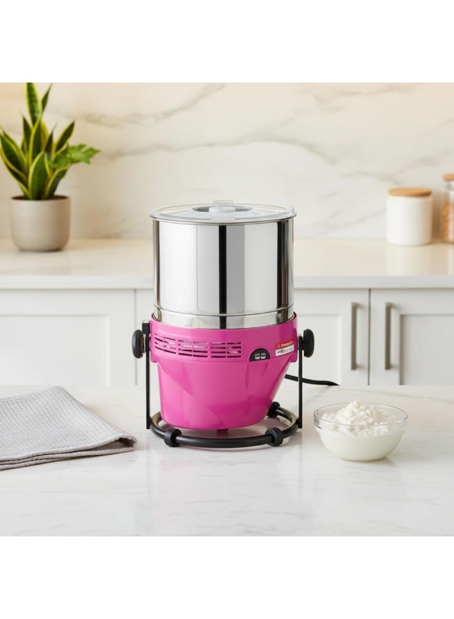 Premier Lifestyle Tilting Wet Grinder PG502 2 LTR 230 V | Pink | Innovative Tilting Design, Powerful 200W Motor, Stylish Finish, Ideal for Grinding Batters, Pastes & Spices | 5 Years Motor Warranty - Image 2