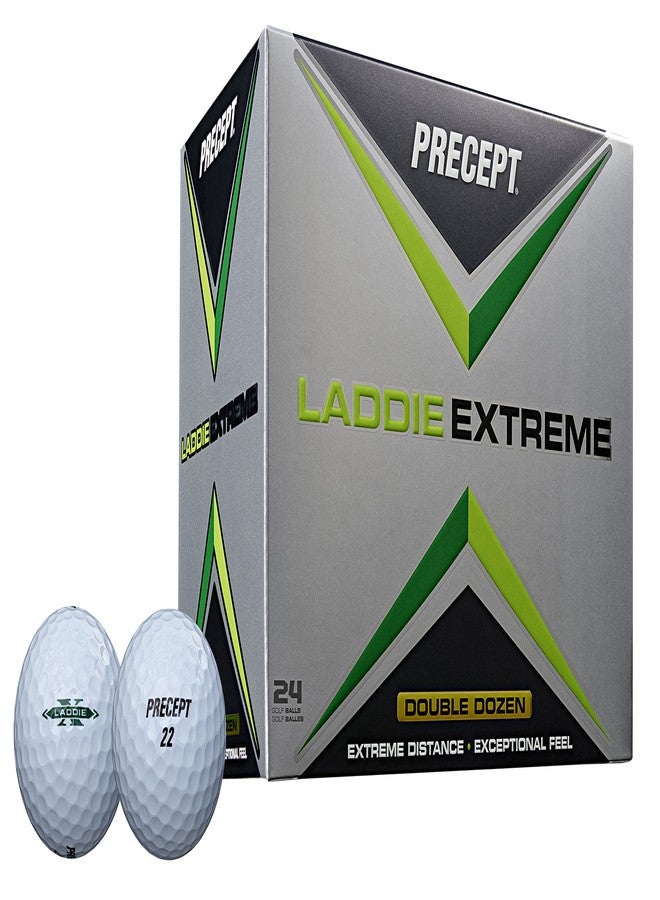 Bridgestone Golf Precept 2017 Laddie Extreme Golf Balls (24 Balls), White - Image 3