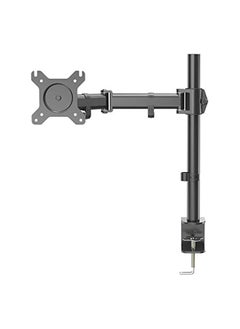 erorex Single Monitor Arm Desk Mount Stand, Fully Adjustable Stand with Articulating Double Center Arm Joint | for 13" to 32" Screens 