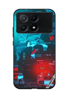 VR CREATIVE Protective Case Cover For Xiaomi Poco X6 Pro Tech M7 Design  Multicolour  - Image 1