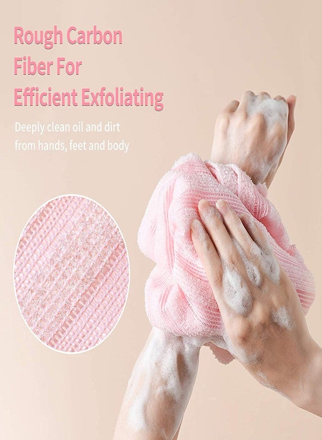 Yiclick Exfoliating Washcloth Towel - Exfoliating Body Scrubber, Loofah Wash Sponge - Korean & Japanse & African Washcloth - Soft + Rough Exfoliating Back Scrubber - for Senstive and Rough Skin - Image 5