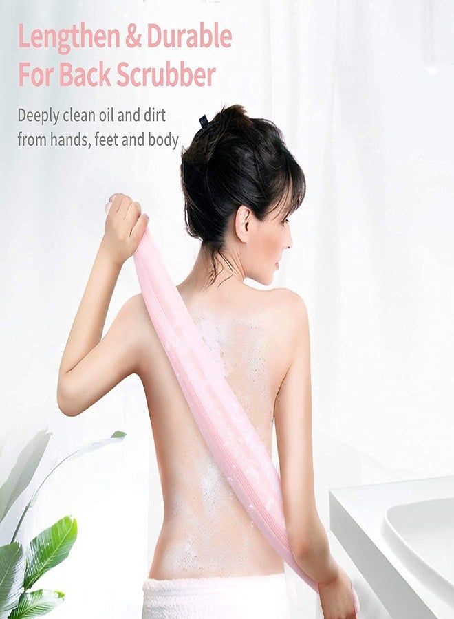 Yiclick Exfoliating Washcloth Towel - Exfoliating Body Scrubber, Loofah Wash Sponge - Korean & Japanse & African Washcloth - Soft + Rough Exfoliating Back Scrubber - for Senstive and Rough Skin - Image 4