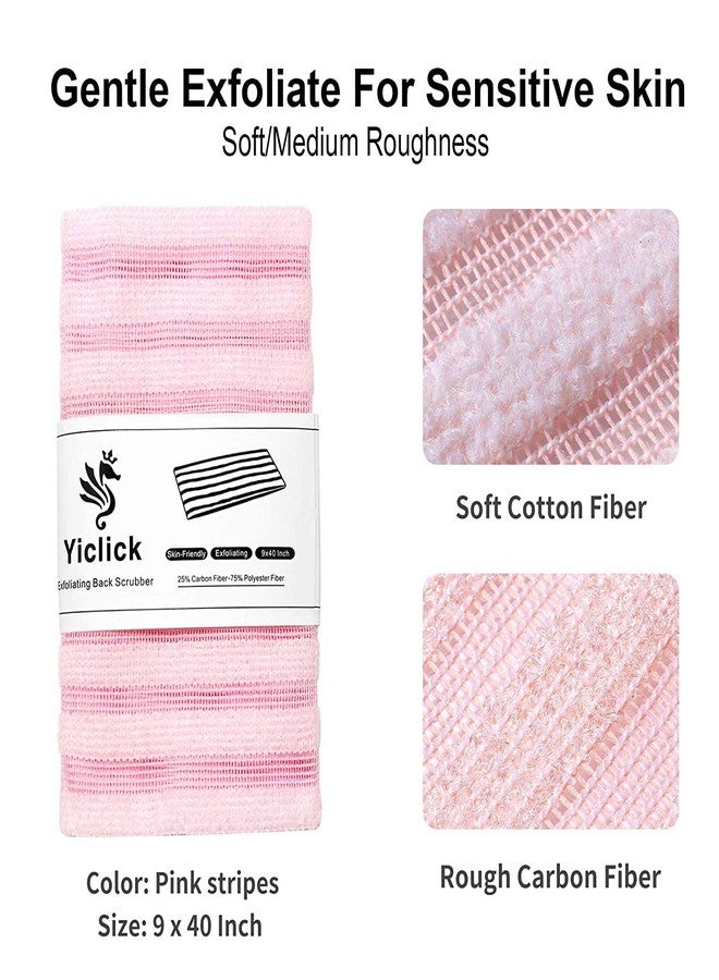 Yiclick Exfoliating Washcloth Towel - Exfoliating Body Scrubber, Loofah Wash Sponge - Korean & Japanse & African Washcloth - Soft + Rough Exfoliating Back Scrubber - for Senstive and Rough Skin - Image 3