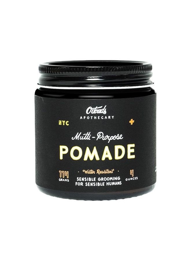 O'Douds - Multi-Purpose Pomade - All Natural Styling Pomade for Men - Firm Hold with Medium to High Shine - Cedar Citrus Scent (4oz) - Image 1