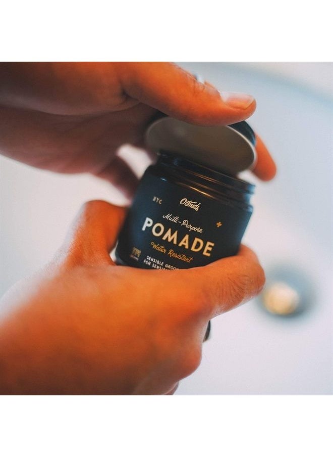 O'Douds - Multi-Purpose Pomade - All Natural Styling Pomade for Men - Firm Hold with Medium to High Shine - Cedar Citrus Scent (4oz) - Image 1