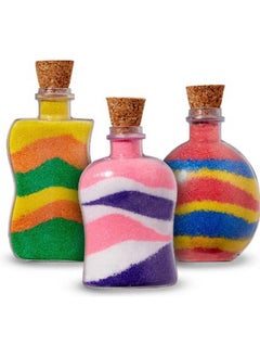 MASHKI MASHKI Sand for Art and Craft Play Sand Assorted Colorful Crystal Shiny Sand Aquarium Home Decoration Sand DIY Drawing Crafty Collections Sand- 200 Gram (7)  - Image 3