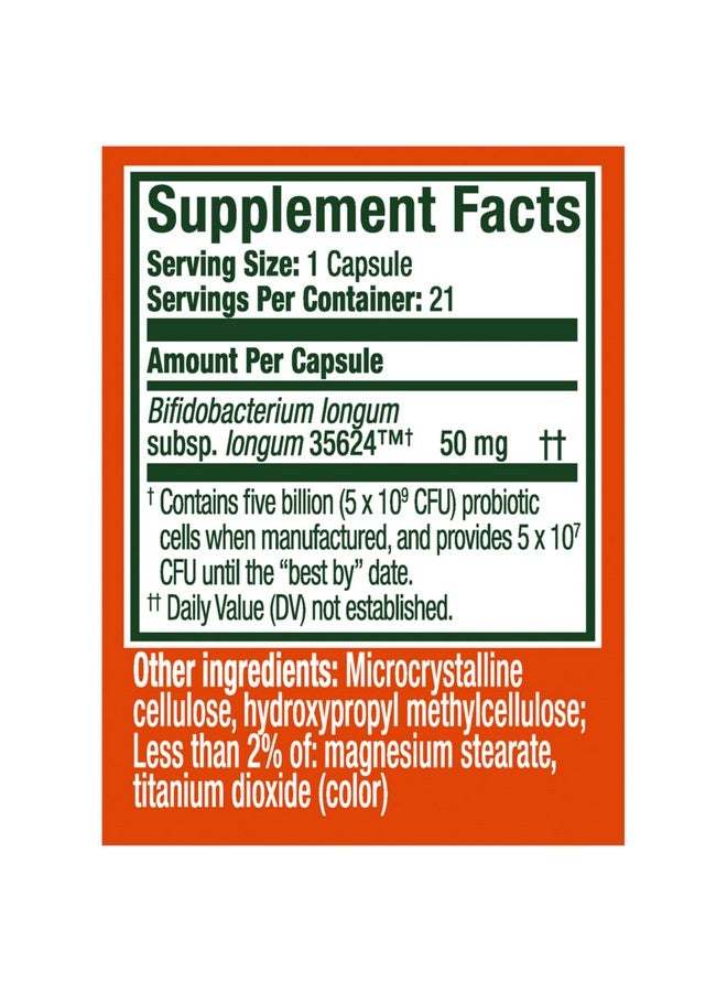 Align ألاين بروبيوتيك قوة إضافية، بروبيوتيك للنساء والرجال، العلامة التجارية الموصى بها من قبل الأطباء رقم 1‡، 5 أضعاف البكتيريا الجيدة^ لدعم نظام هضمي صحي*، 21 كبسولة (قد يختلف التعبئة) - Image 4