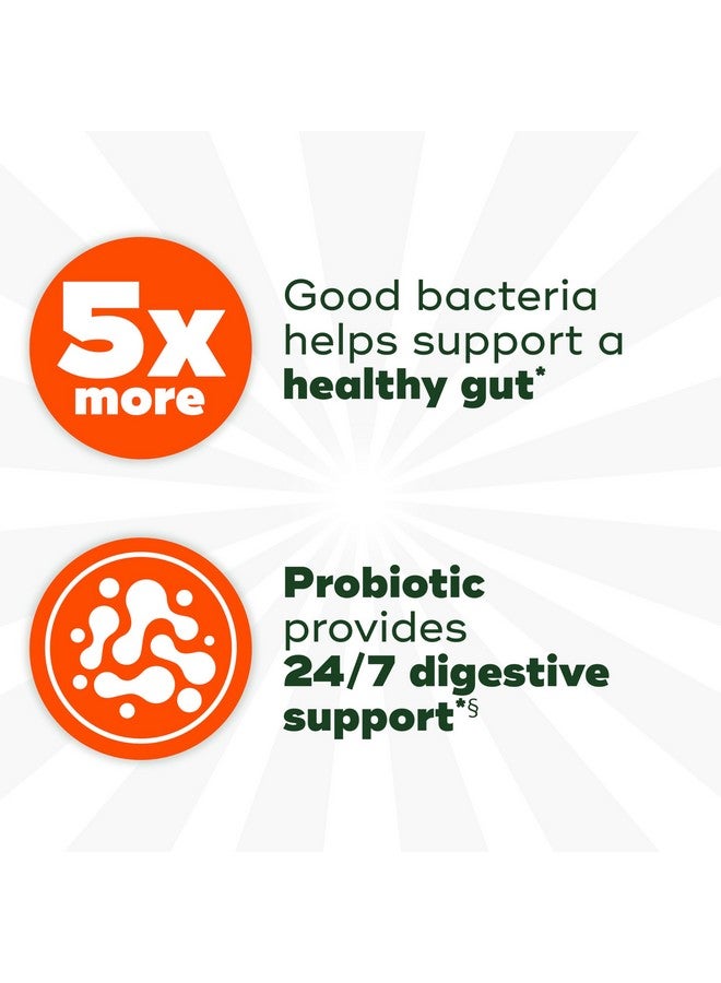 Align ألاين بروبيوتيك قوة إضافية، بروبيوتيك للنساء والرجال، العلامة التجارية الموصى بها من قبل الأطباء رقم 1‡، 5 أضعاف البكتيريا الجيدة^ لدعم نظام هضمي صحي*، 21 كبسولة (قد يختلف التعبئة) - Image 5