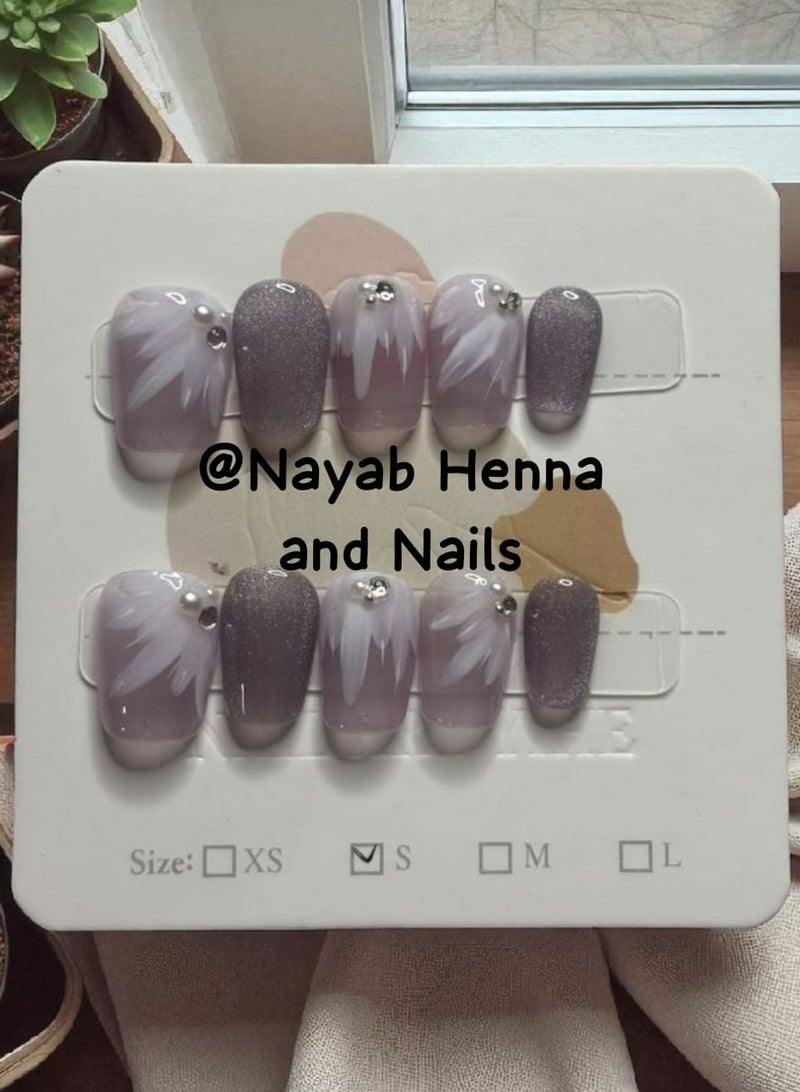 Hand made Nail Art- 10 pieces each - Image 3