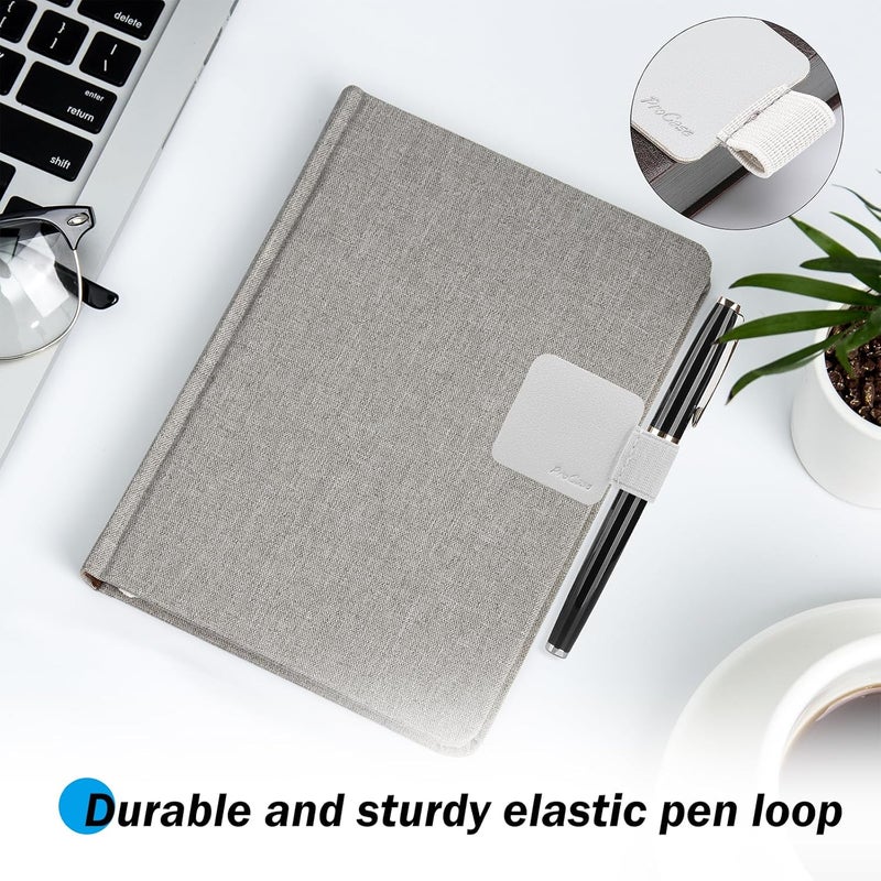Procase (5 Pack) Pen Loop Holder for Notebooks Journals Planners Tablet Case, Self Adhesive Leather Pencil Holder with Elastic Loop for Pens, Apple Pencil, Stylus Pen -Silver - Image 4
