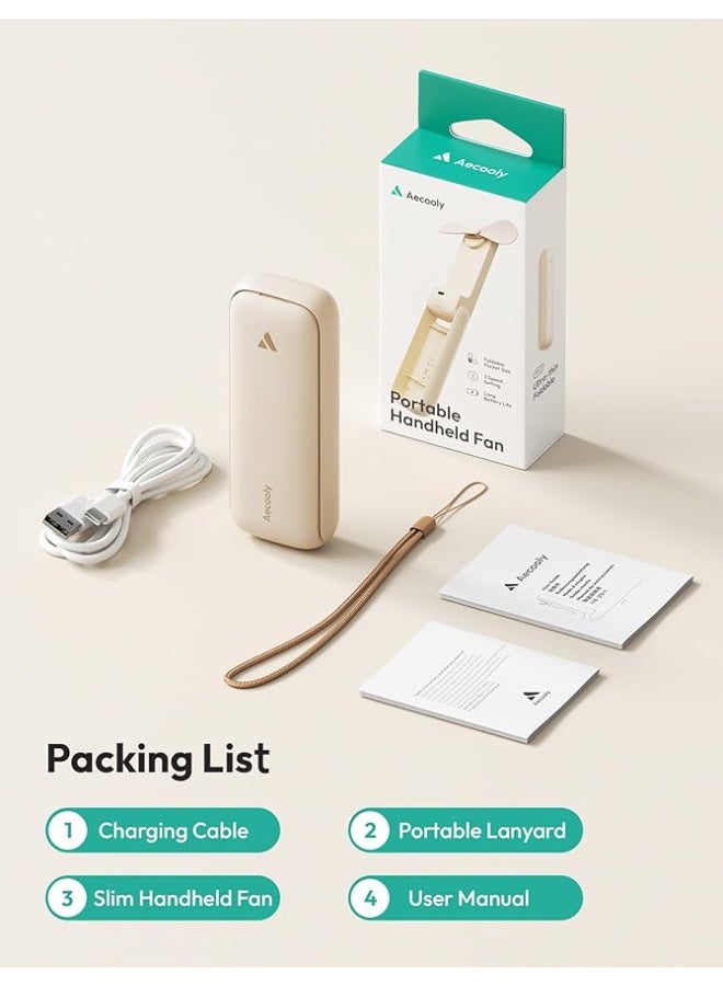 أيكولي مروحة محمولة رفيعة، مروحة يدوية رفيعة - Image 2