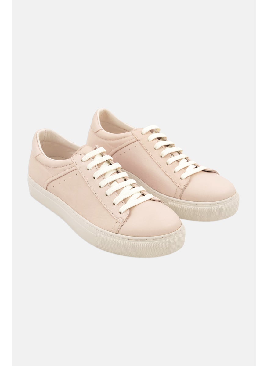Algspar Men Lace Up Casual Shoes, Beige  - Image 1